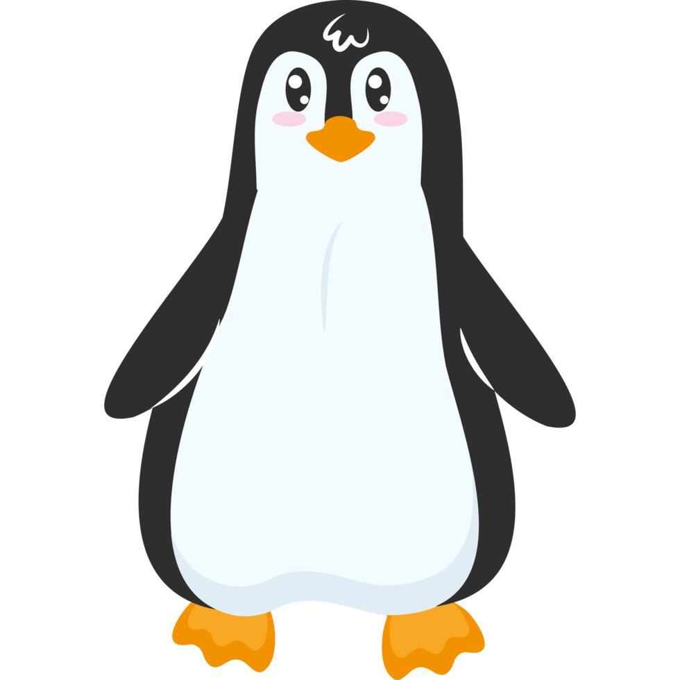 Penguin icon isolated png