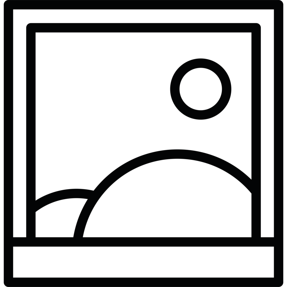 Gallery icon isolated png