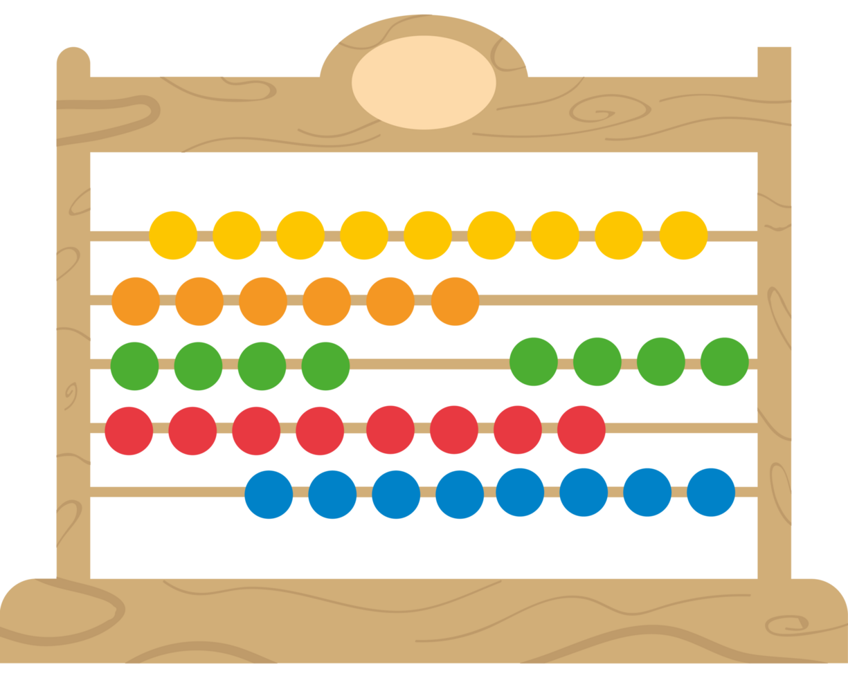 wooden abacus illustration png