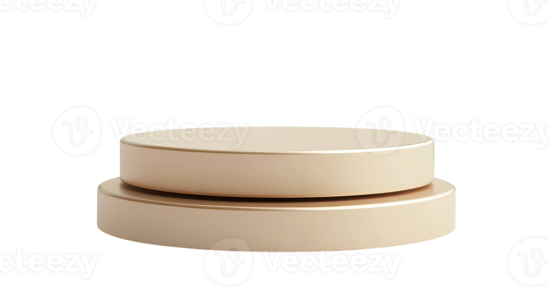 Two round metal containers stacked on top of each other png