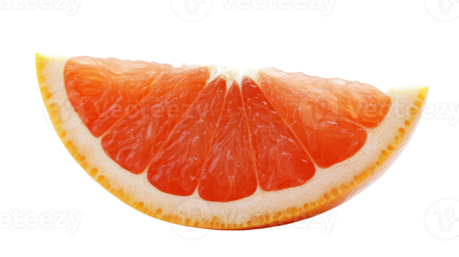 A Vibrant Fresh Grapefruit Slice Showcasing Luscious Pulp Ideal for Healthy Recipes and Juicing Inspiration. png
