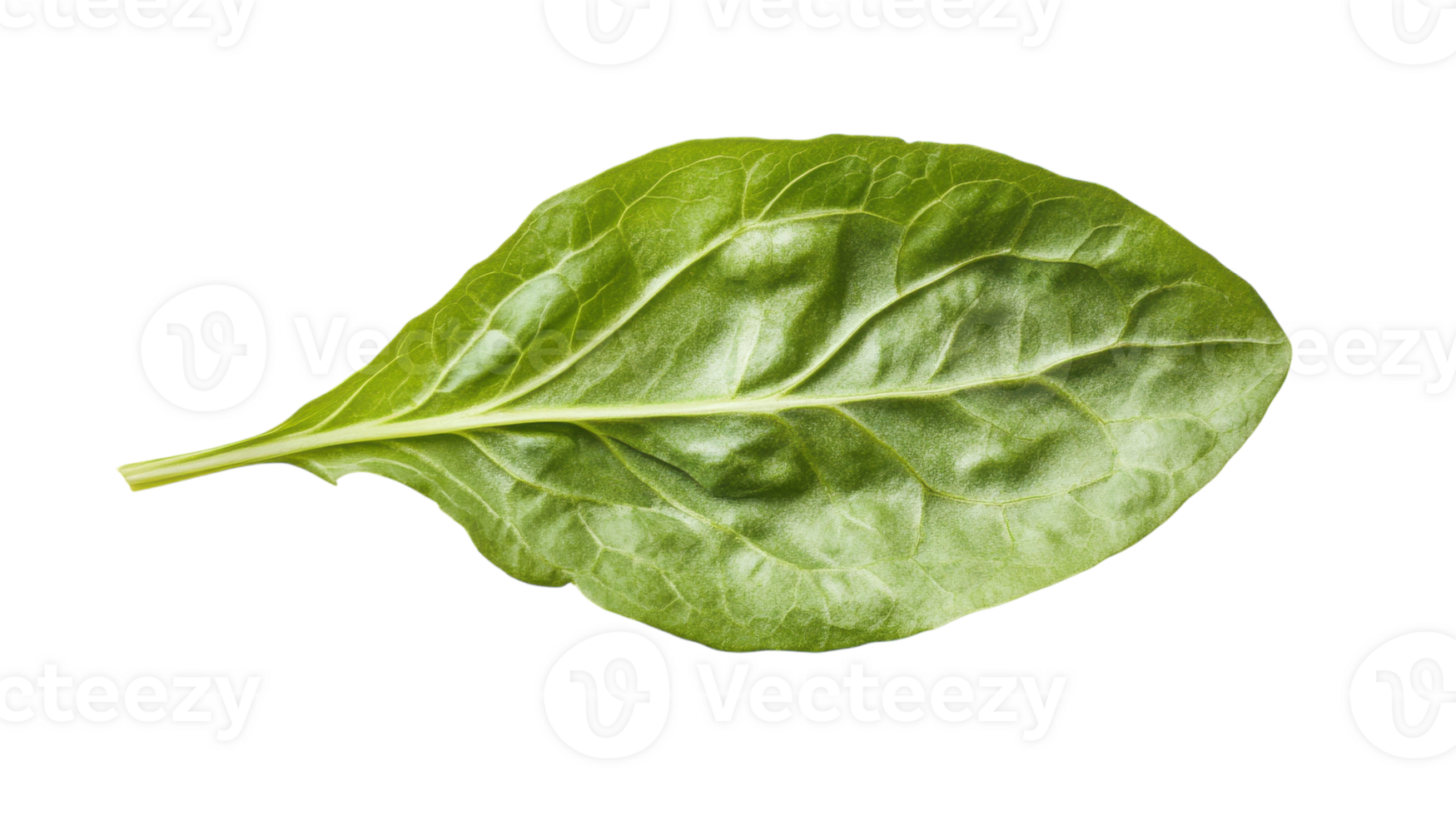 A Fresh Green Lettuce Leaf Against a White Background Perfect for Healthy Eating Themes and Culinary Illustrations. png