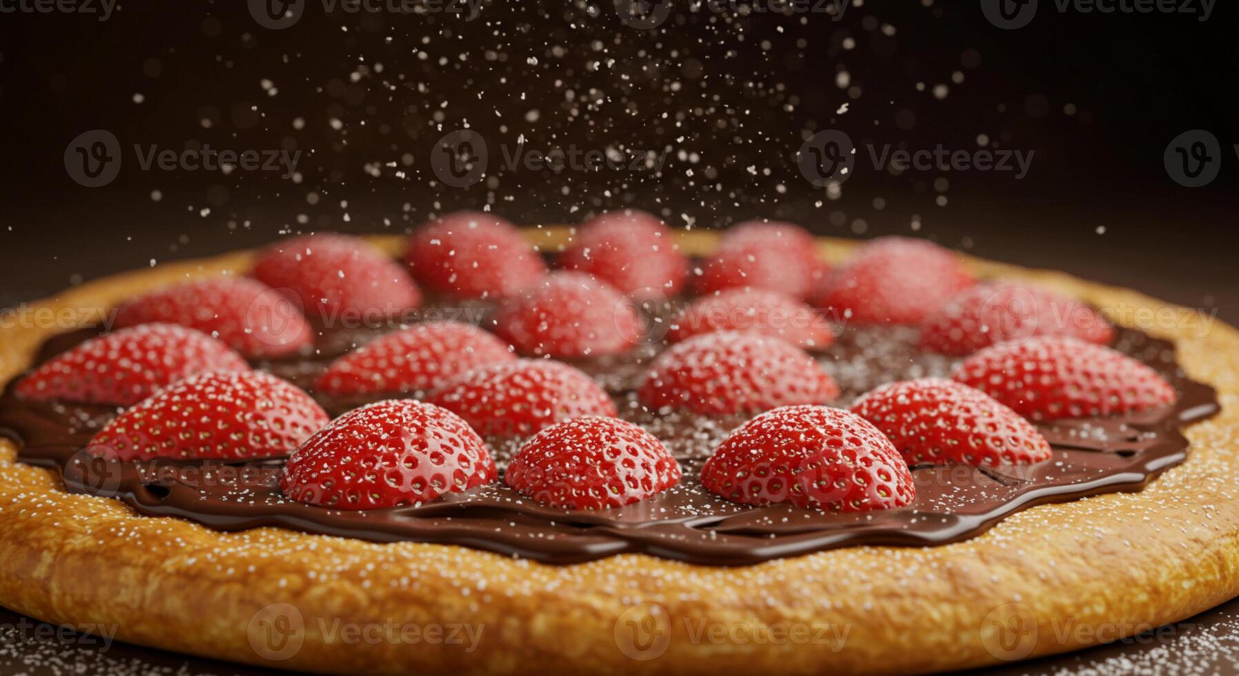 Desert Pizza closeup photo