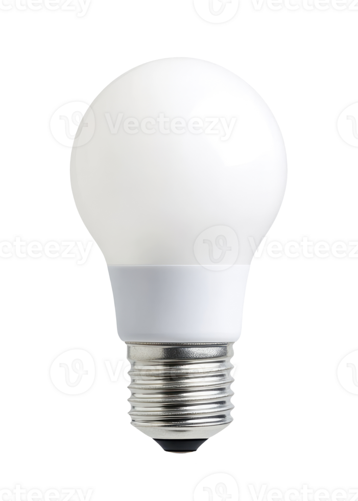 White LED light bulb png