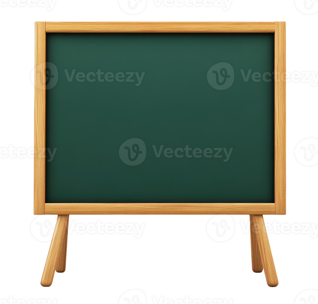 Green Standing Chalkboard png