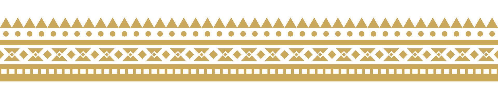 Ethnic Border Art Pattern Featuring Abstract, Folk, and Cultural Texture. vector