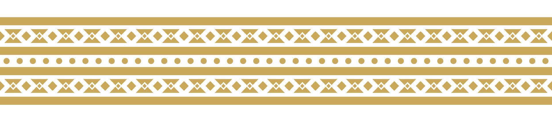 Ethnic Border Inspired Decorative Motifs for Modern Boho and Traditional Style. vector
