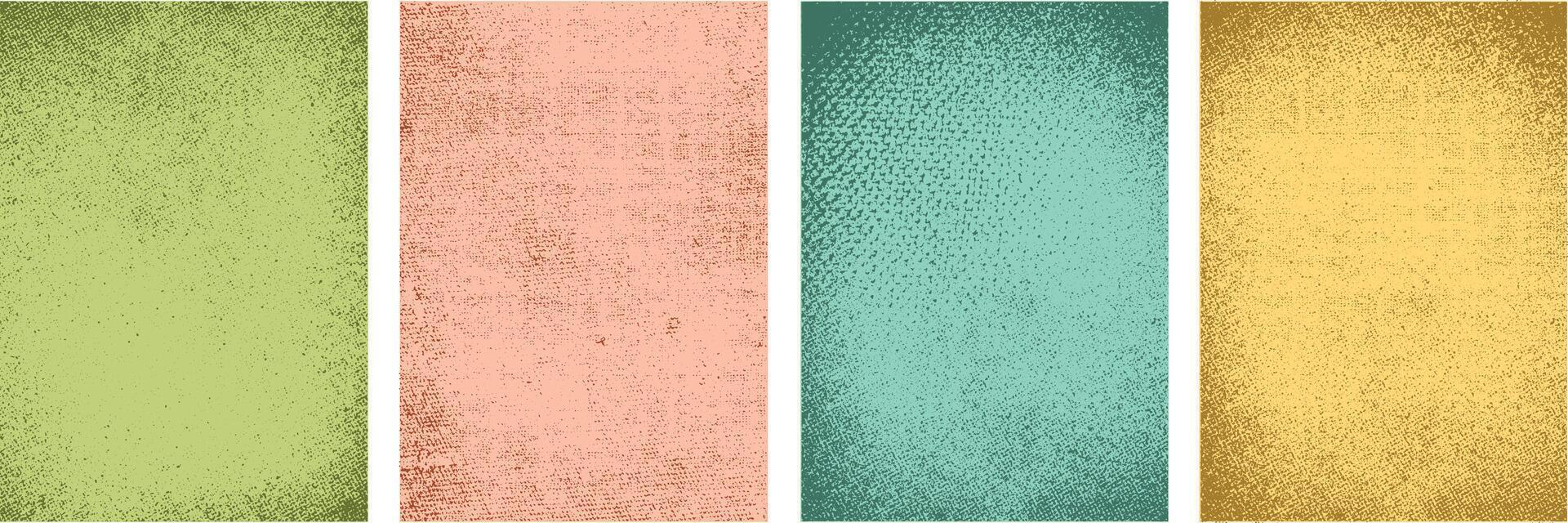Collection of Minimalist multi colored grunge art Brochure cover background template design, Poster cover layout design, Modern flyer Covers collection vector