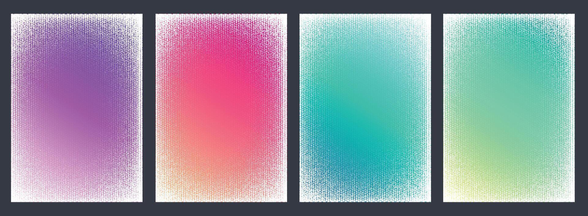 Set of abstract Grunge style Brochure cover background design vector