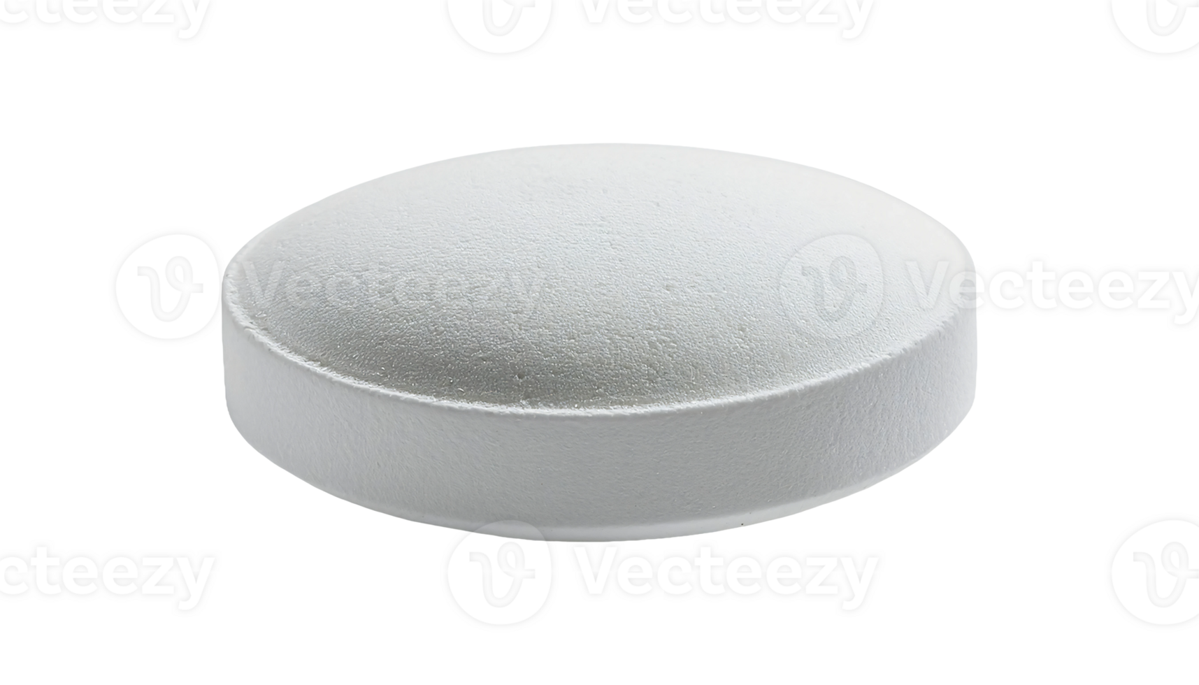 white round tablet isolated background, pharmaceutical medicine pill, solid medication or supplement, close-up detailed view png