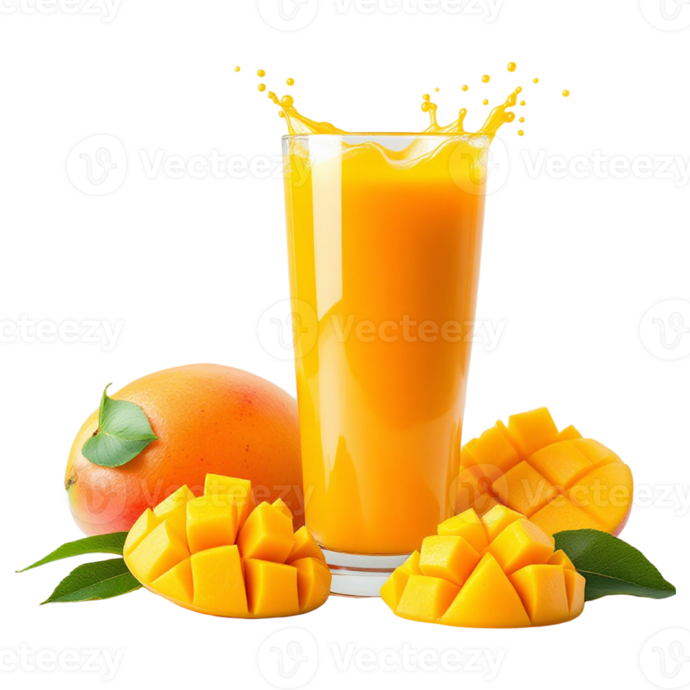 Refreshing Mango Smoothie with mango png