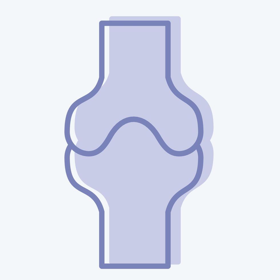 Icon Bone. related to Healthcare symbol. two tone style. design editable vector