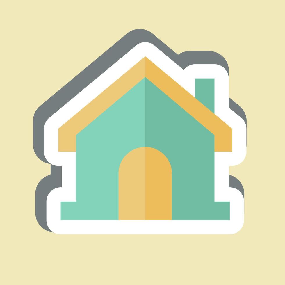 Sticker Address. related to Healthcare symbol. design editable vector