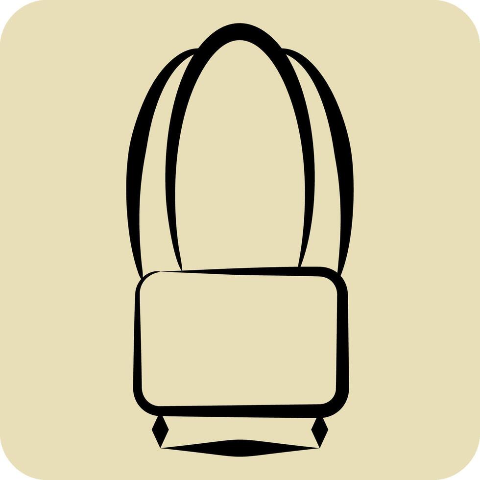 Icon House Plant. related to Hobbies symbol. hand drawn style. design editable vector