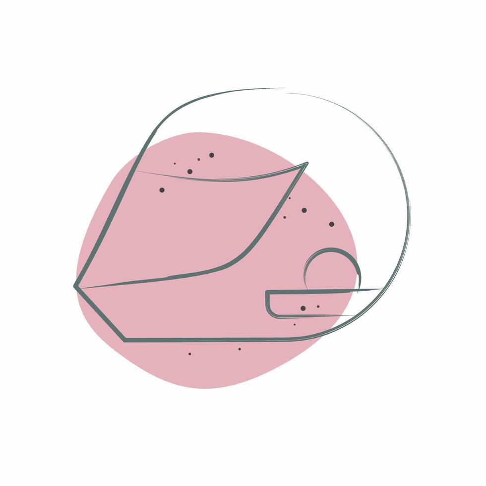 Icon Helmeticon. related to Hobbies symbol. Color Spot Style. design editable vector