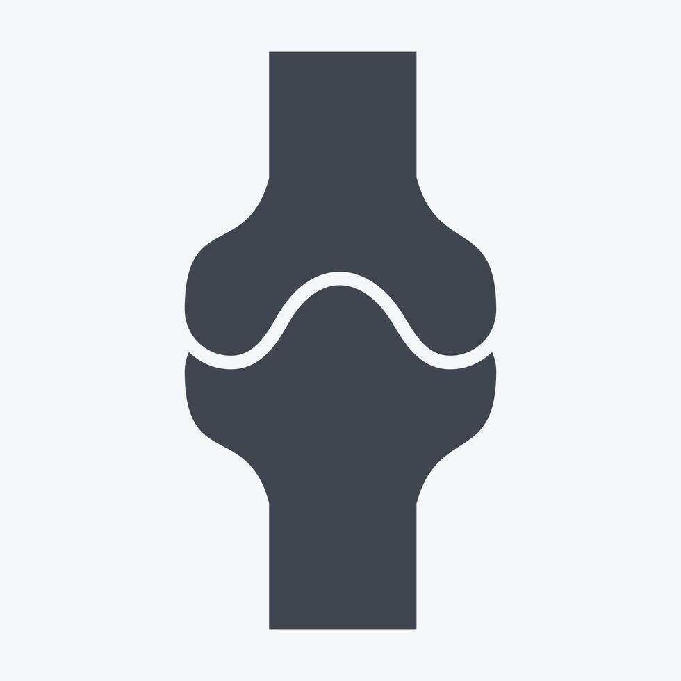Icon Bone. related to Healthcare symbol. glyph style. design editable vector