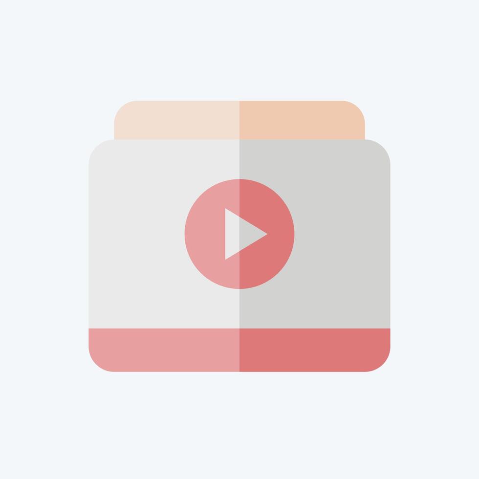Icon Online . related to Hobbies symbol. flat style. design editable vector