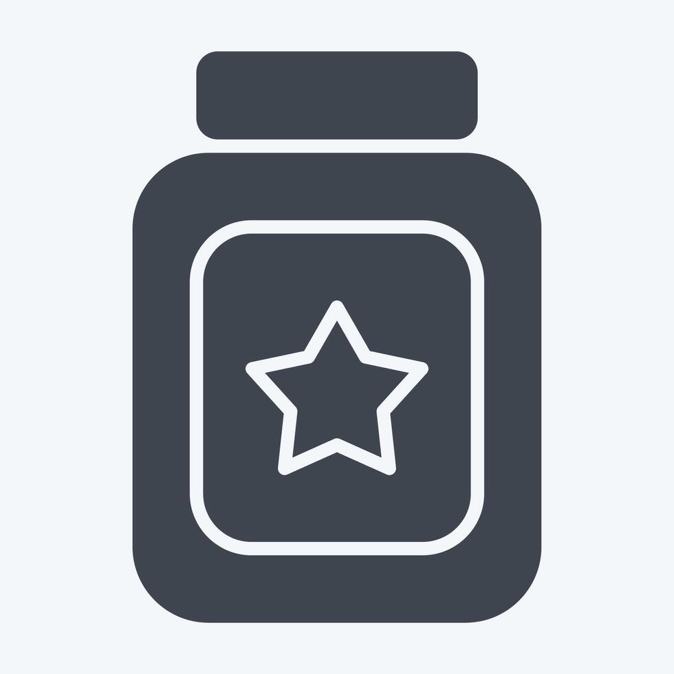 Icon Baby Food. related to Kindergarten symbol. glyph style. design editable vector