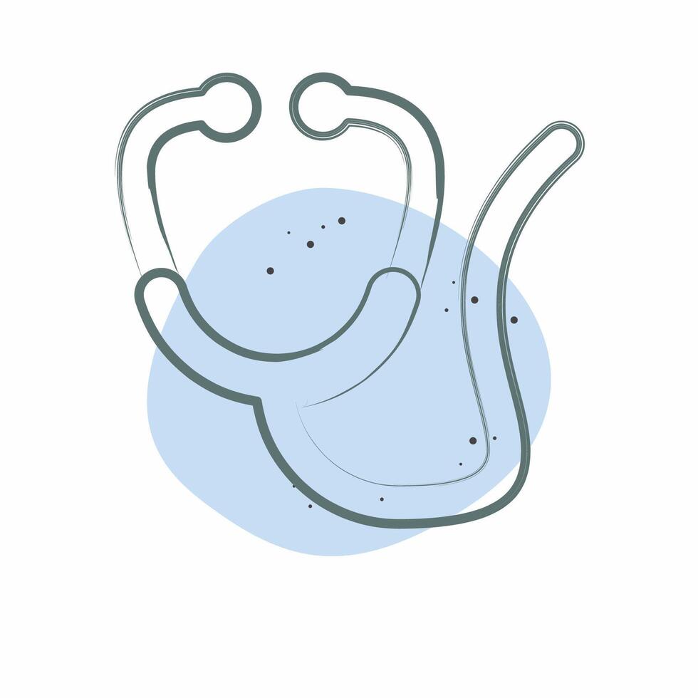 Icon Medical Examination. related to Healthcare symbol. Color Spot Style. editable vector