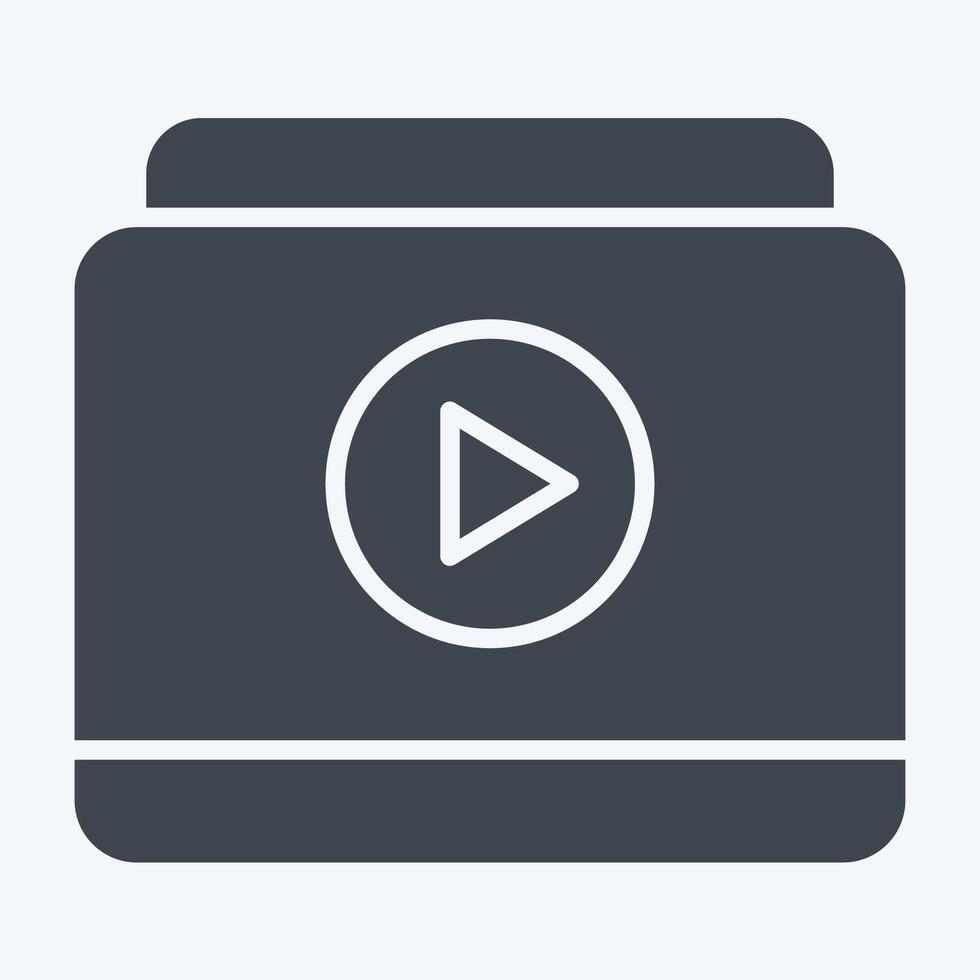 Icon Online . related to Hobbies symbol. glyph style. design editable vector