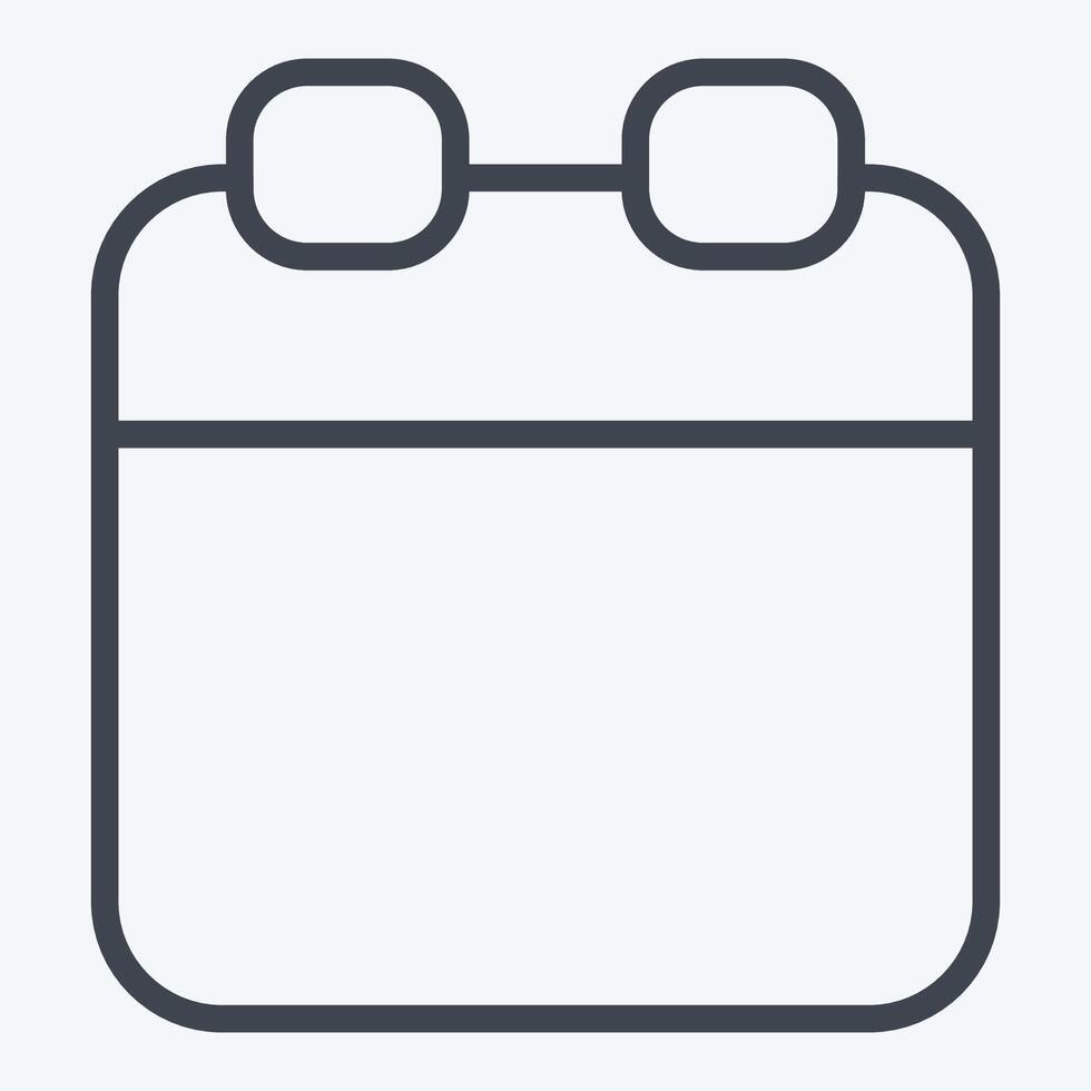 Icon Medical Appointment. related to Healthcare symbol. line style. design editable vector