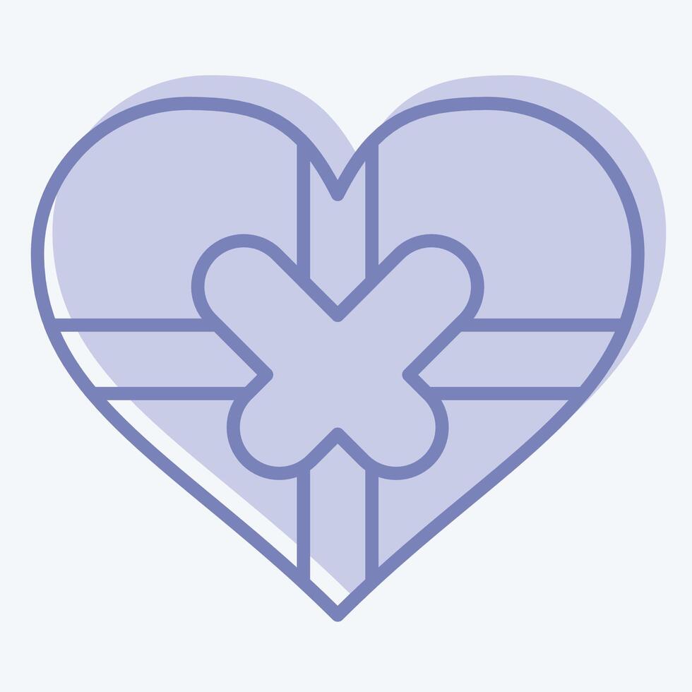Icon E Book. related to Women symbol. two tone style. design editable vector
