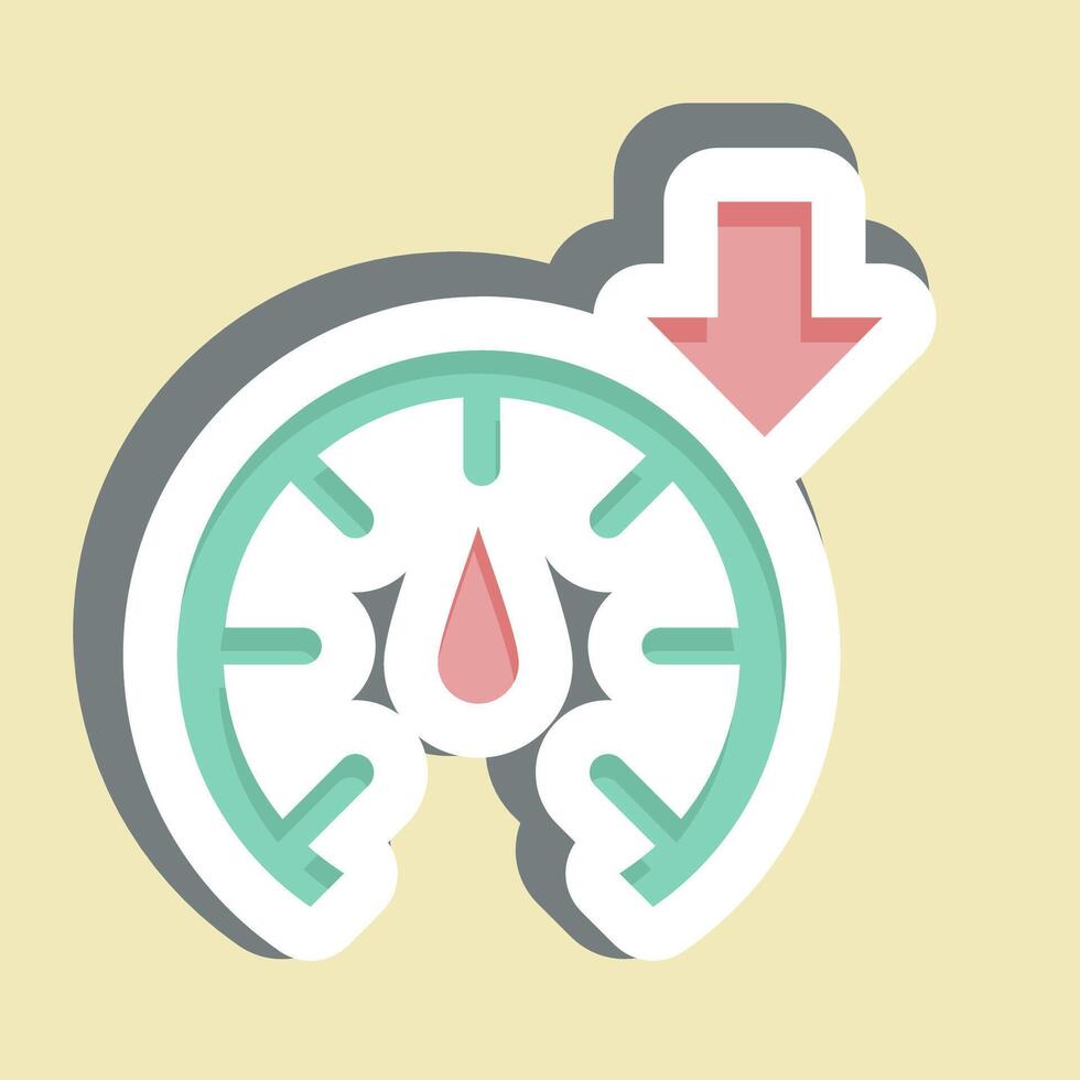 Sticker Accelerate. related to Speed symbol. design editable vector