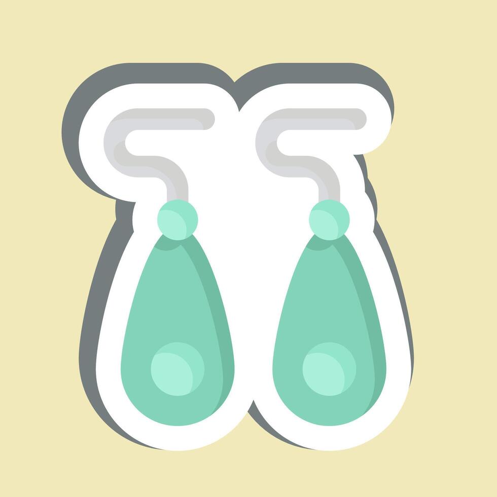 Sticker Earning. related to Women symbol. design editable vector