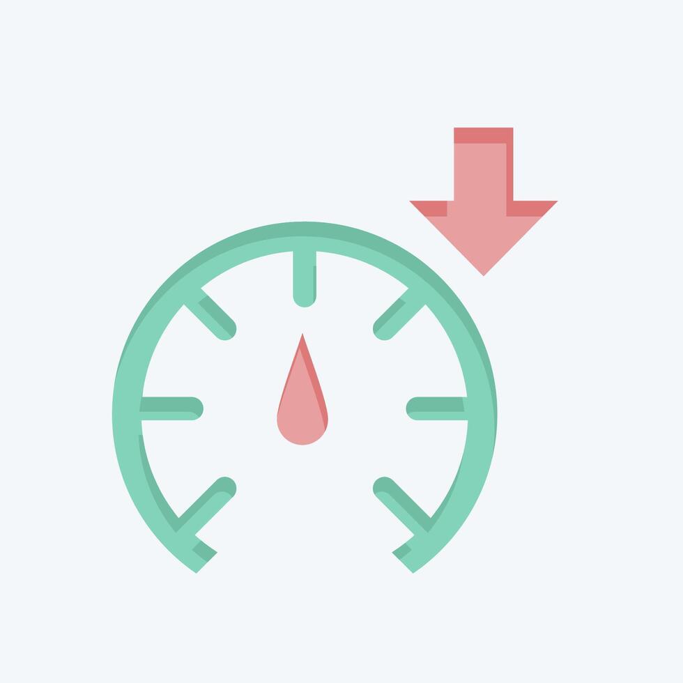 Icon Accelerate. related to Speed symbol. flat style. design editable vector
