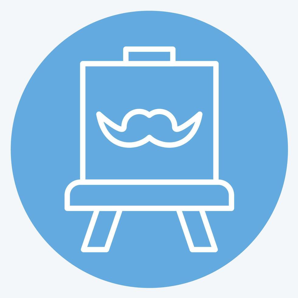 Icon Circular. related to Hobbies symbol. blue eyes style. design editable vector