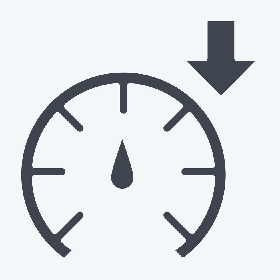 Icon Accelerate. related to Speed symbol. glyph style. design editable vector