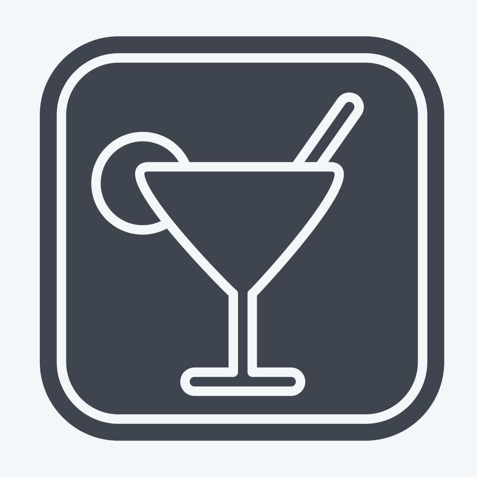 Icon Bar. related to Public symbol. glyph style. design editable vector