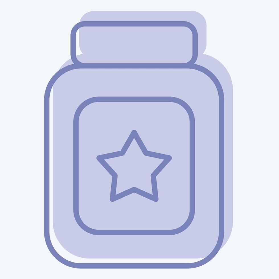 Icon Baby Food. related to Kindergarten symbol. two tone style. design editable vector
