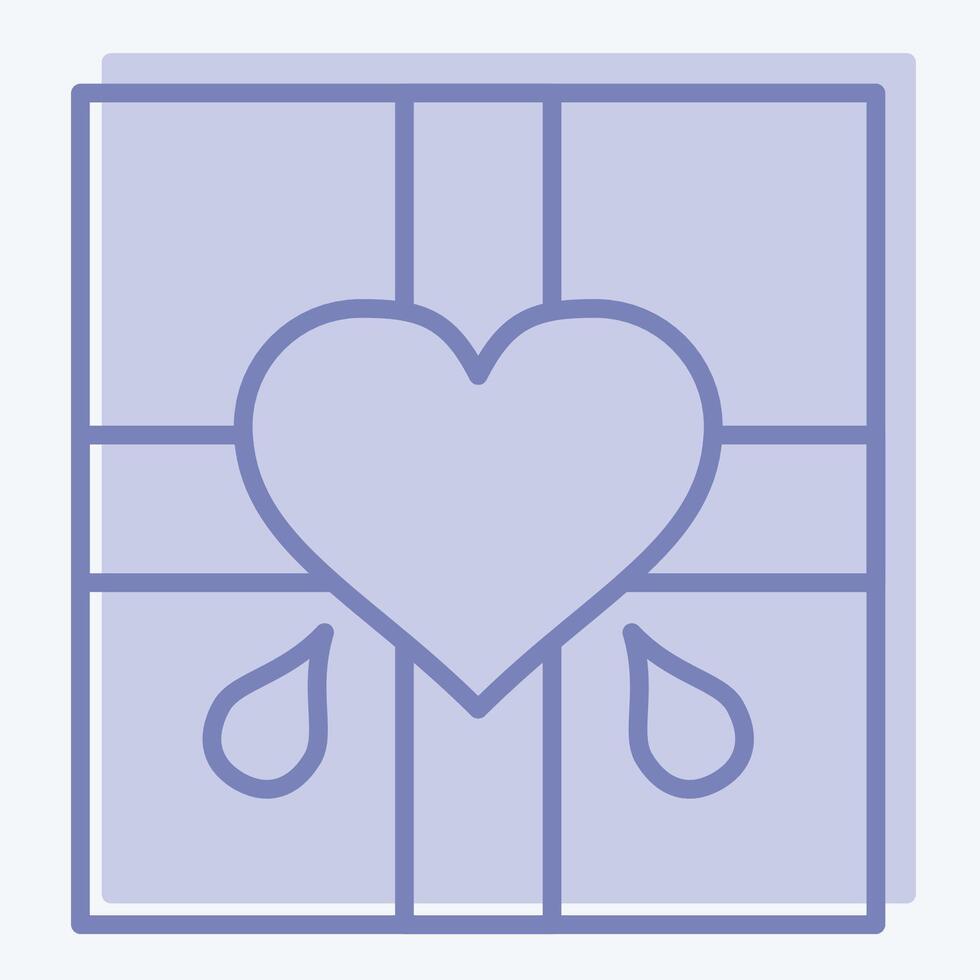 Icon Surprise. related to Women symbol. two tone style. design editable vector