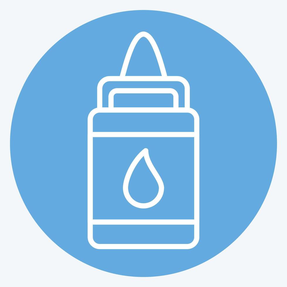 Icon Glue. related to Kindergarten symbol. blue eyes style. design editable vector