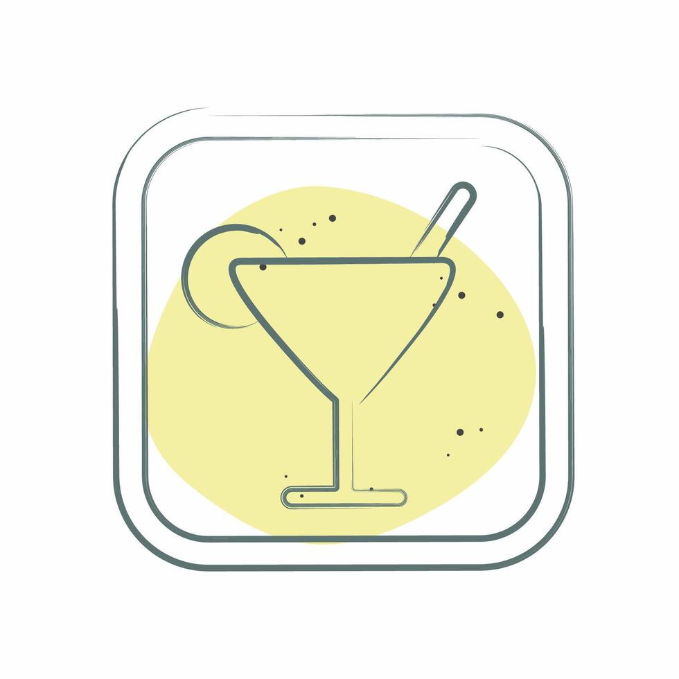 Icon Bar. related to Public symbol. Color Spot Style. design editable vector