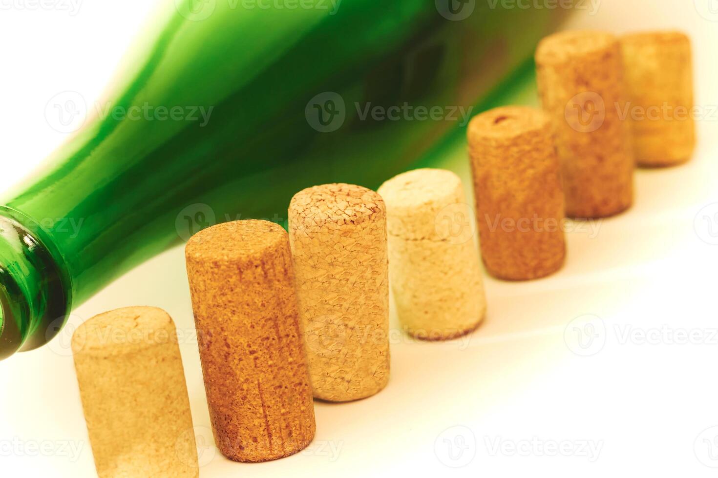 Wine corks,stoppers bottle. Old taste of pleasure photo