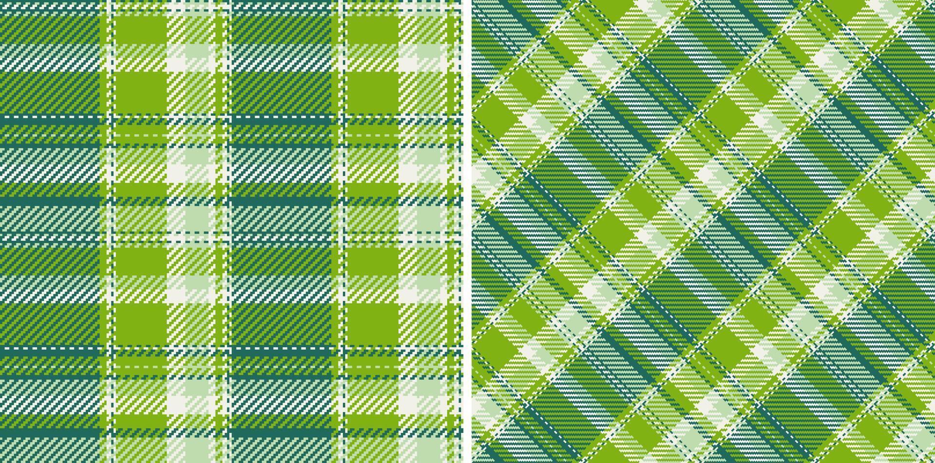 Seamless background check of plaid pattern textile with a fabric tartan texture . Set in food colors. Perfect fashion choices for any occasion. vector