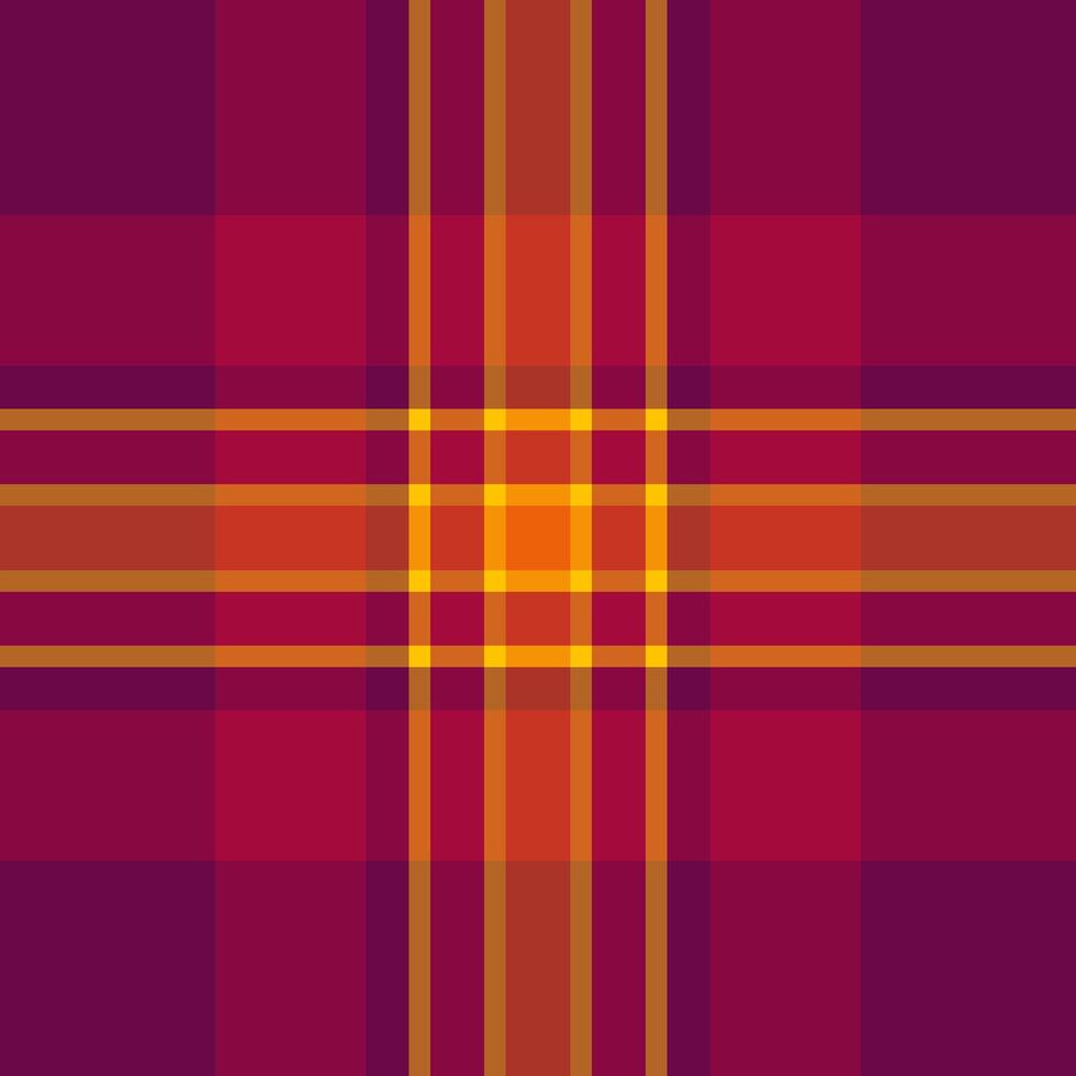 Abstract background tartan, painting fabric textile texture. Couch plaid seamless check pattern in pink and red colors. vector