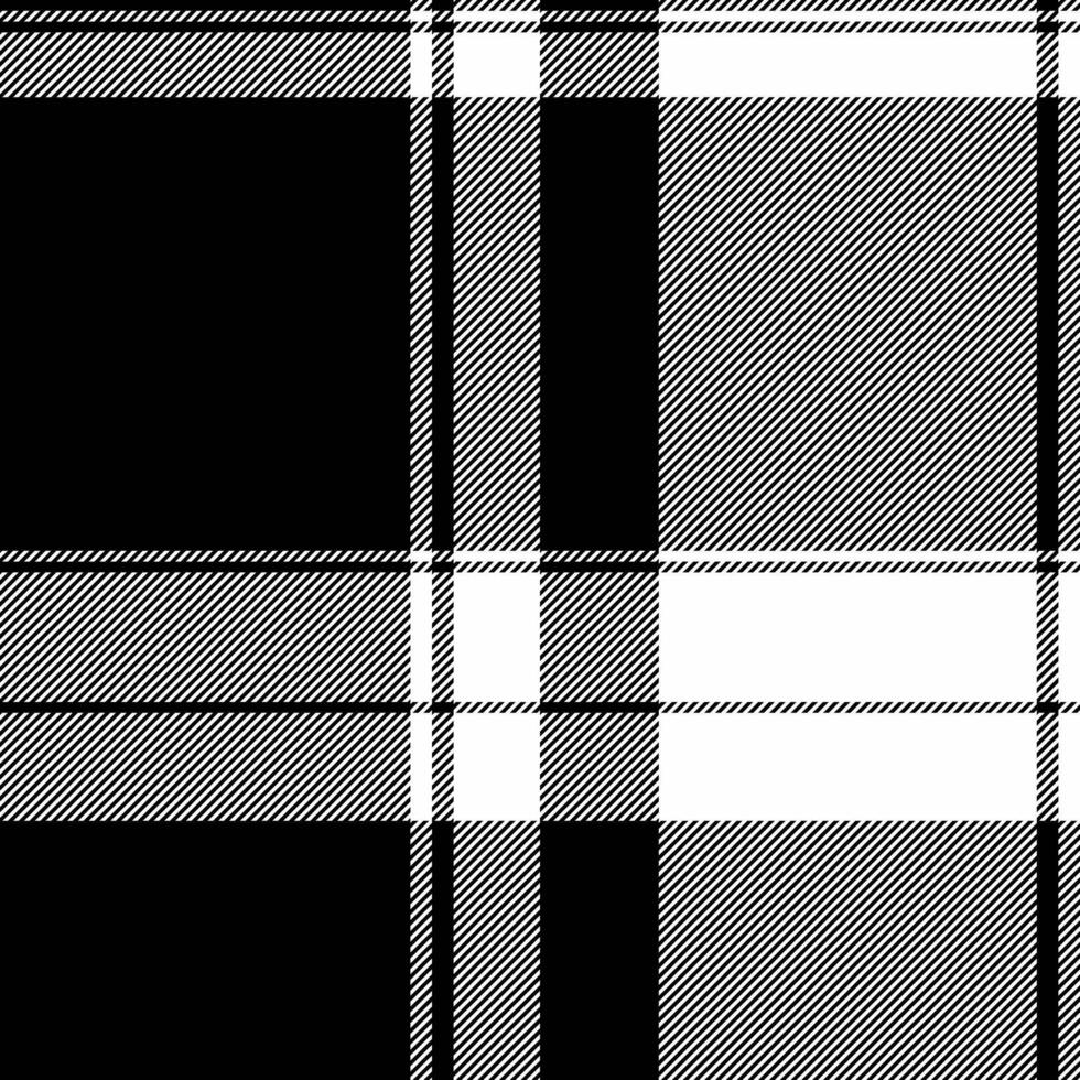 Stylish black and white diagonal plaid pattern. Perfect for textile designs, website backgrounds, or fashion projects. Modern, versatile, and easily adaptable. vector