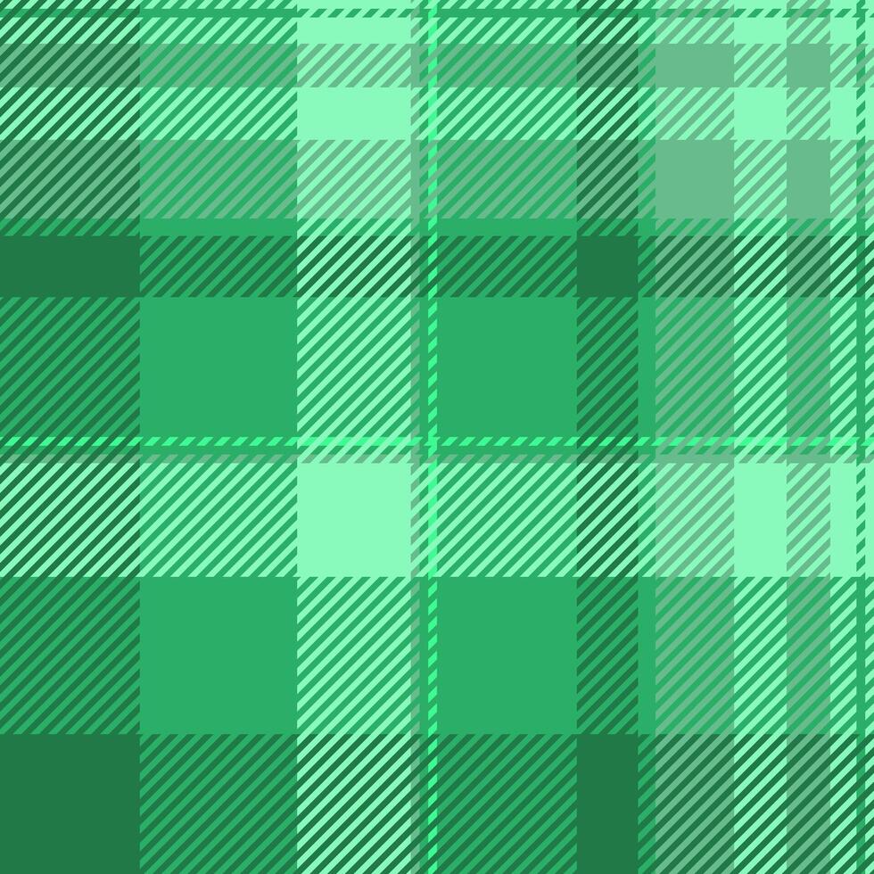 Hispanic tartan textile seamless, checkered texture check background. Manufacturing pattern fabric plaid in green color. vector