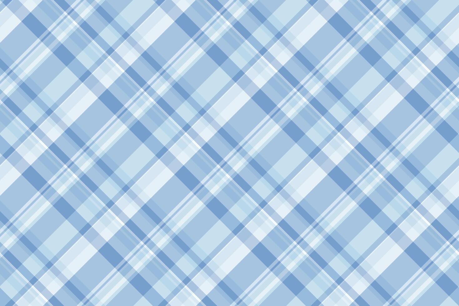 Strip fabric background pattern, idyllic textile texture. Tablecloth seamless plaid check tartan in light and cyan colors. vector