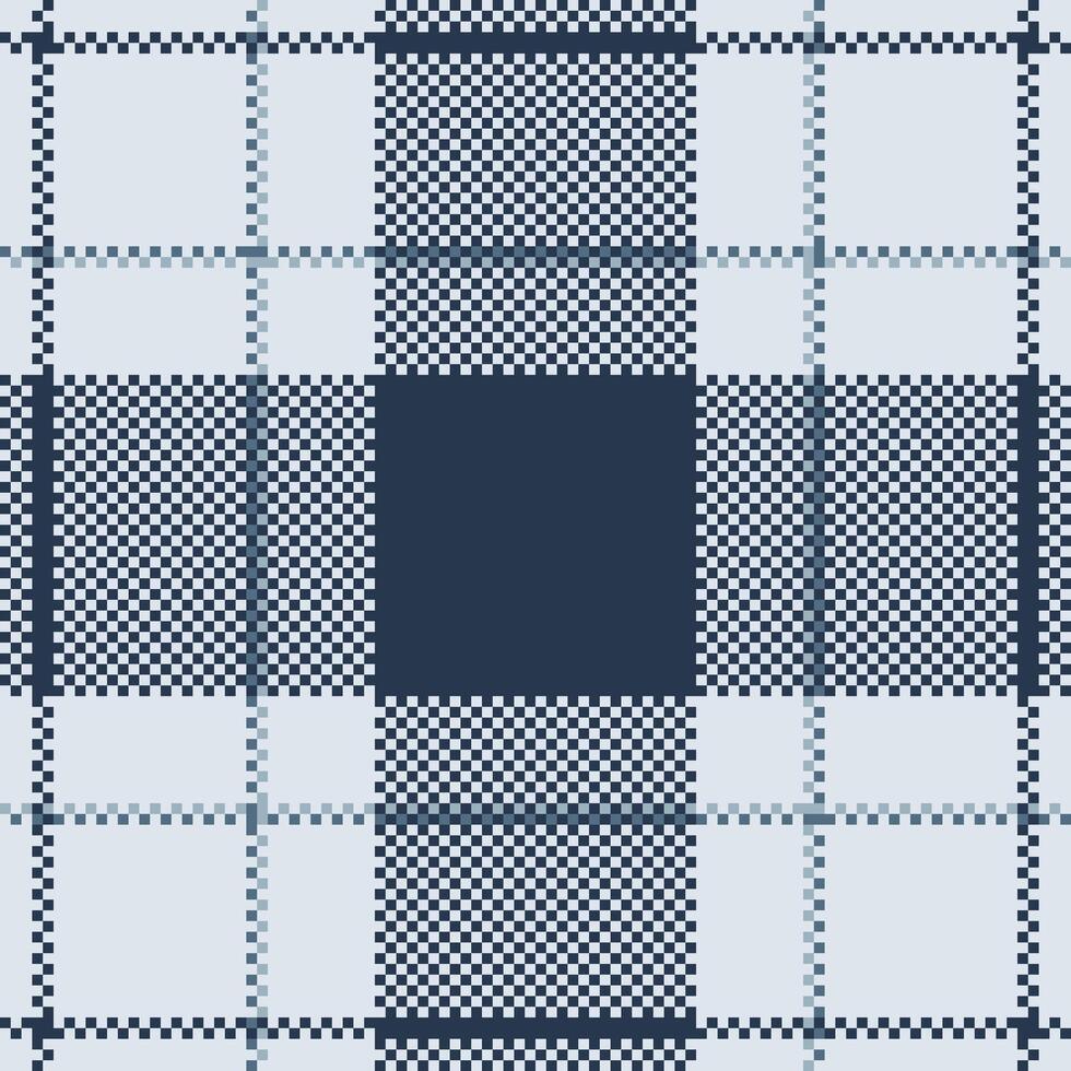 Stylish pixelated checkered pattern in blue and white. Ideal for website backgrounds, textiles, or fashion design projects. Offers a modern, geometric aesthetic with a touch of vintage charm. vector