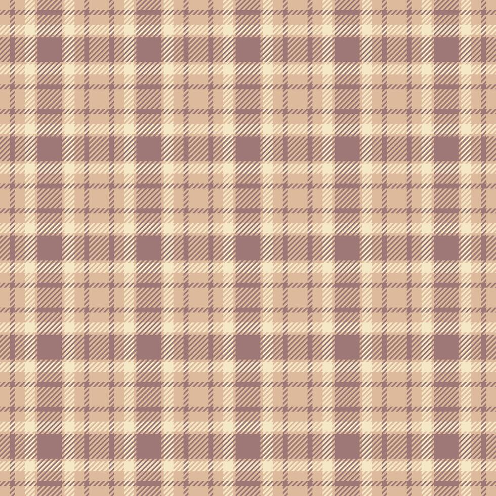 Elegant neutral plaid pattern. Perfect for textile designs, website backgrounds, or packaging. Soft beige and brown tones create a calming and sophisticated aesthetic. vector