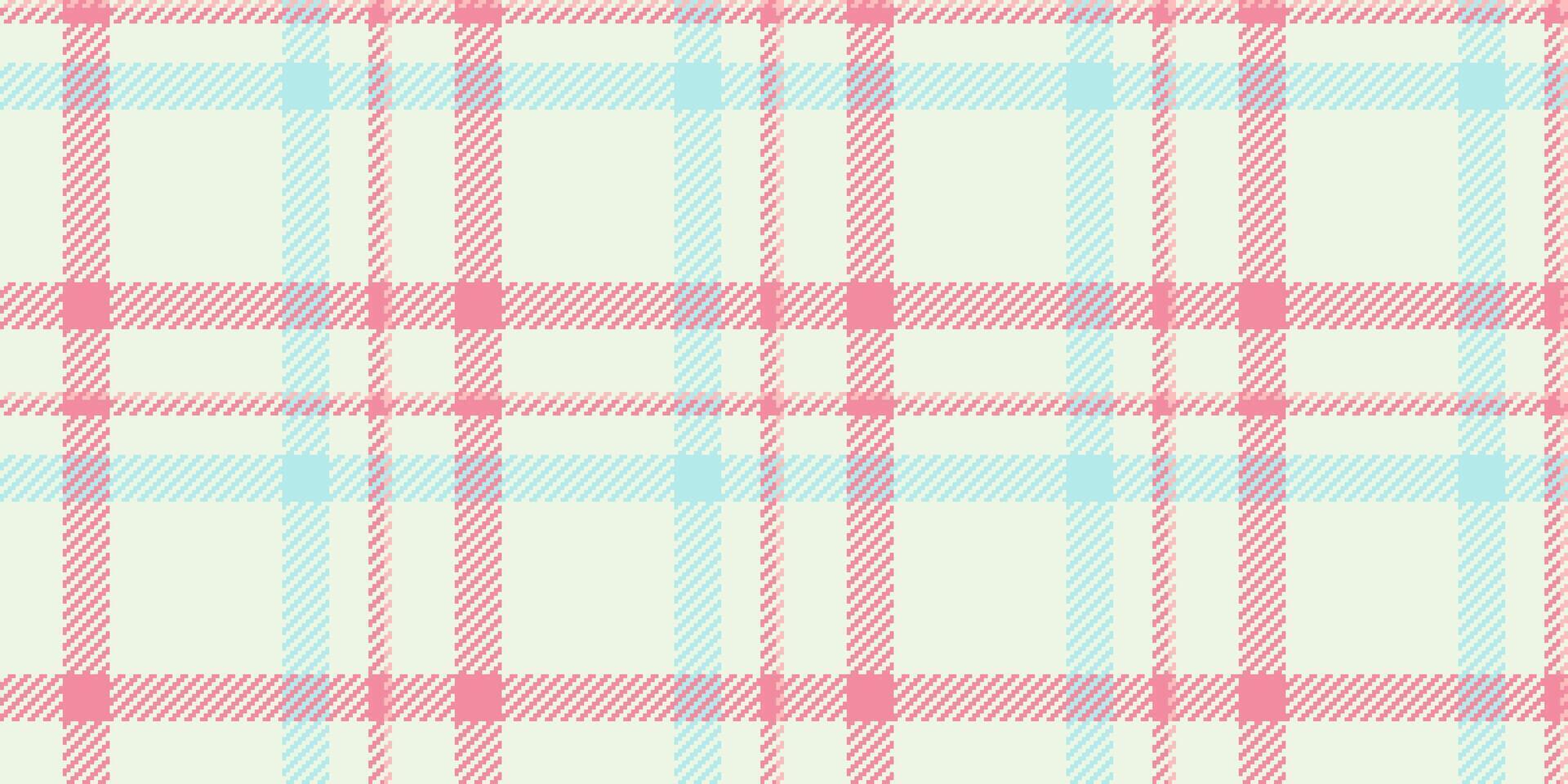 Chequered textile pattern , kind plaid texture tartan. Cowboy background seamless fabric check in white and red colors. vector