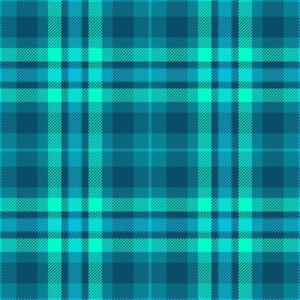 Vibrant teal and aqua plaid pattern. Perfect for textile design, website backgrounds, or fashion projects. Seamless repeat offers versatile design options. Highresolution image for crisp printing. vector