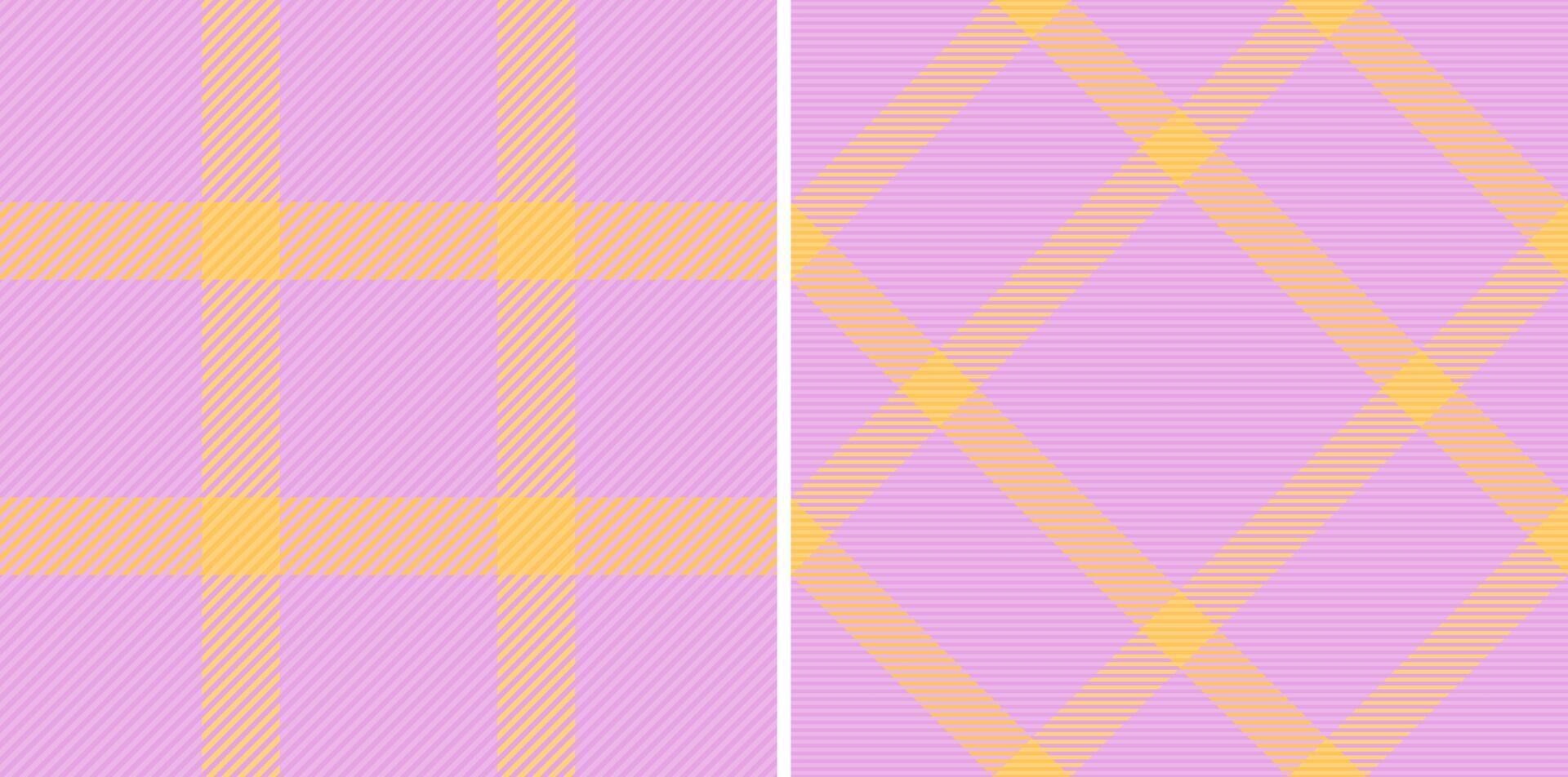 Pattern fabric tartan of background seamless plaid with a texture textile check. Set in light colors for school uniform trends. vector