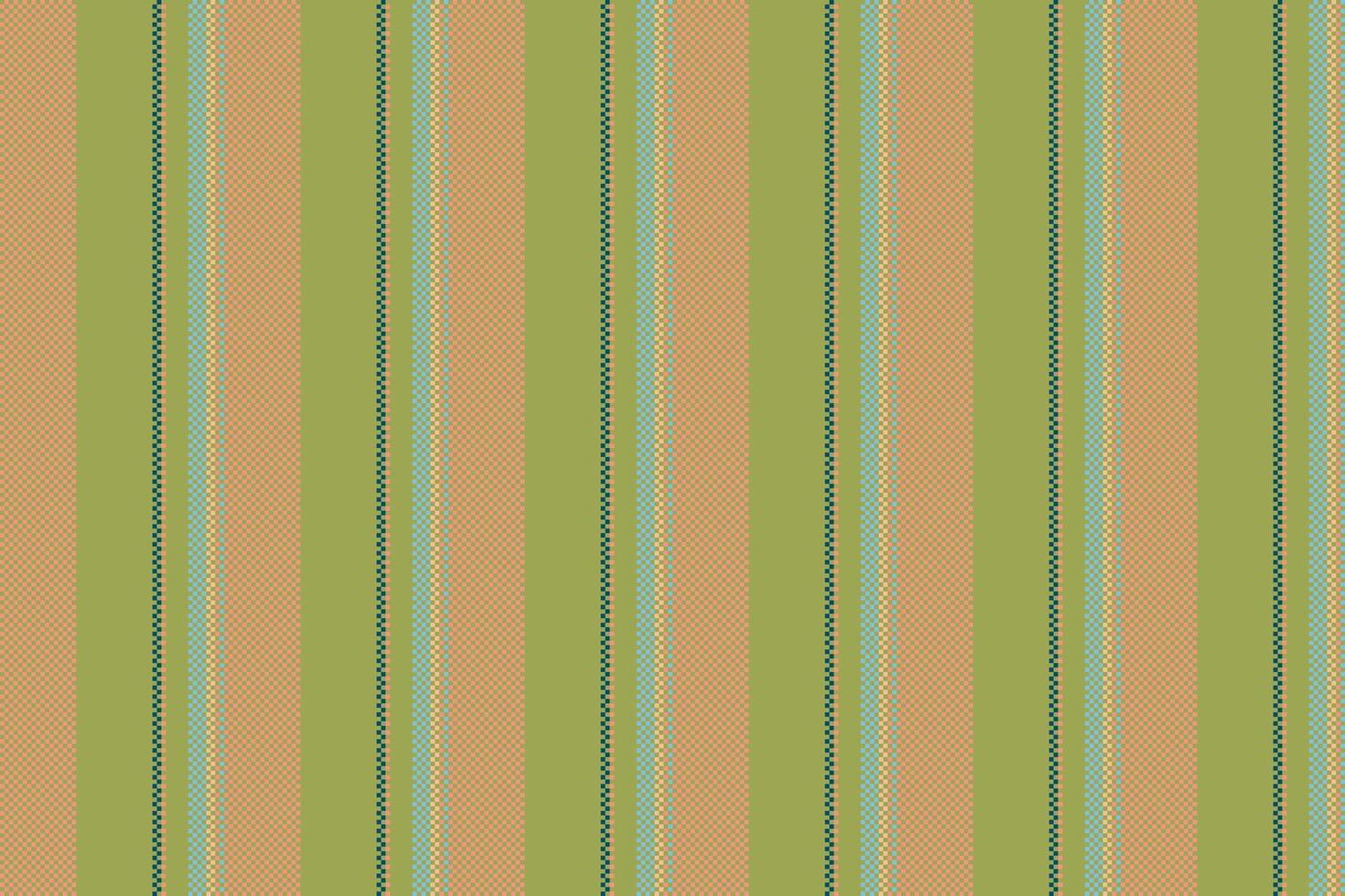 Full stripe textile vertical, vertical seamless texture . Content pattern lines background fabric in lime and red colors. vector