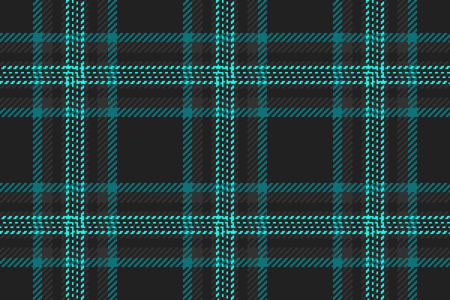Attire seamless textile plaid, line pattern texture tartan. Silky fabric check background in black and grey colors. vector