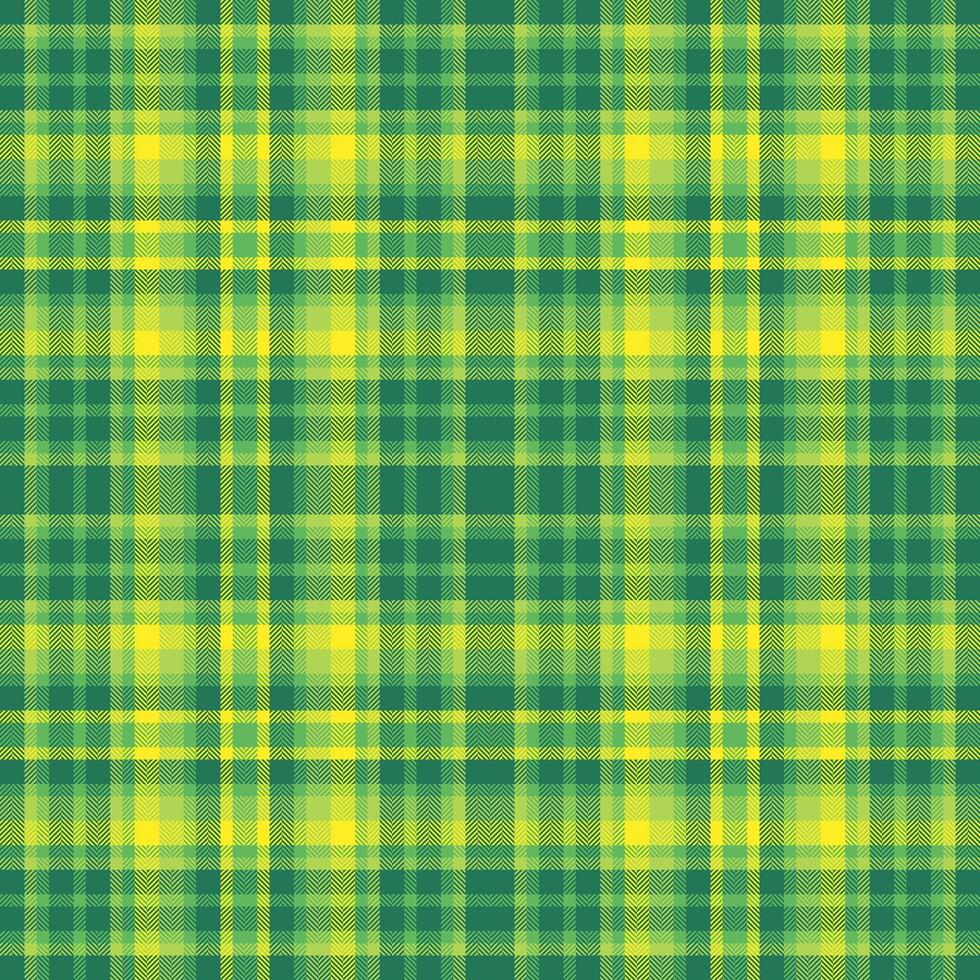 Patterned plaid texture, greeting tartan fabric textile. Outfit seamless background pattern check in mint and green colors. vector